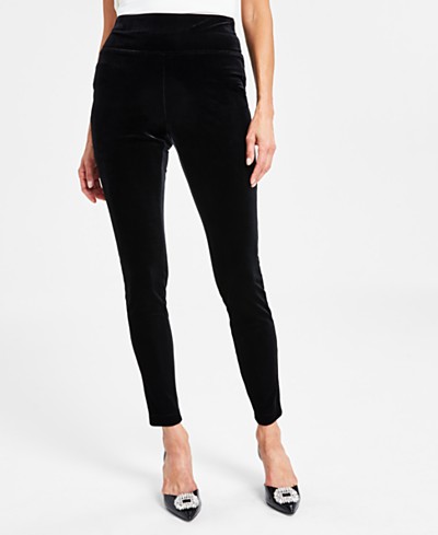 Charter Club Cambridge Skinny Pull-On Tummy-Control Pants, Regular and  Short Lengths, Created for Macy's - Macy's