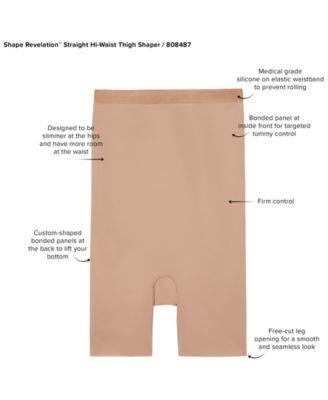 Women's Shape Revelation Straight Shapewear High-Waist Thigh Shaper 808487