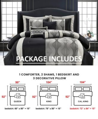 Kath 7-Piece Comforter Set, Queen