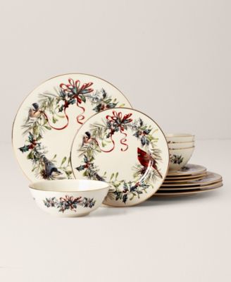 Winter Greetings 12 Pc. Dinnerware Set, Service for 4