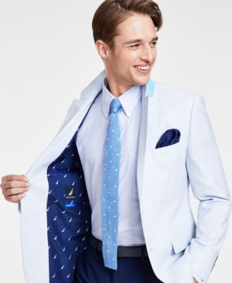 Men's Modern-Fit Stretch Solid Crush Weave Sport Coat