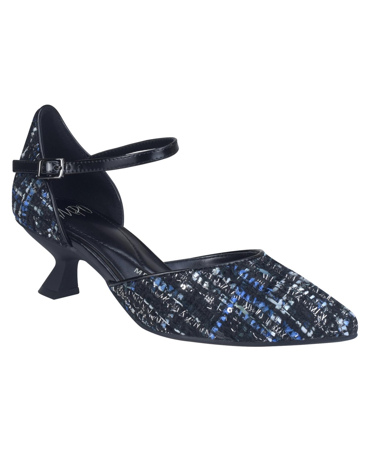 Impo Women's Edmee Memory Foam Kitten Heel Pumps In Black Multi