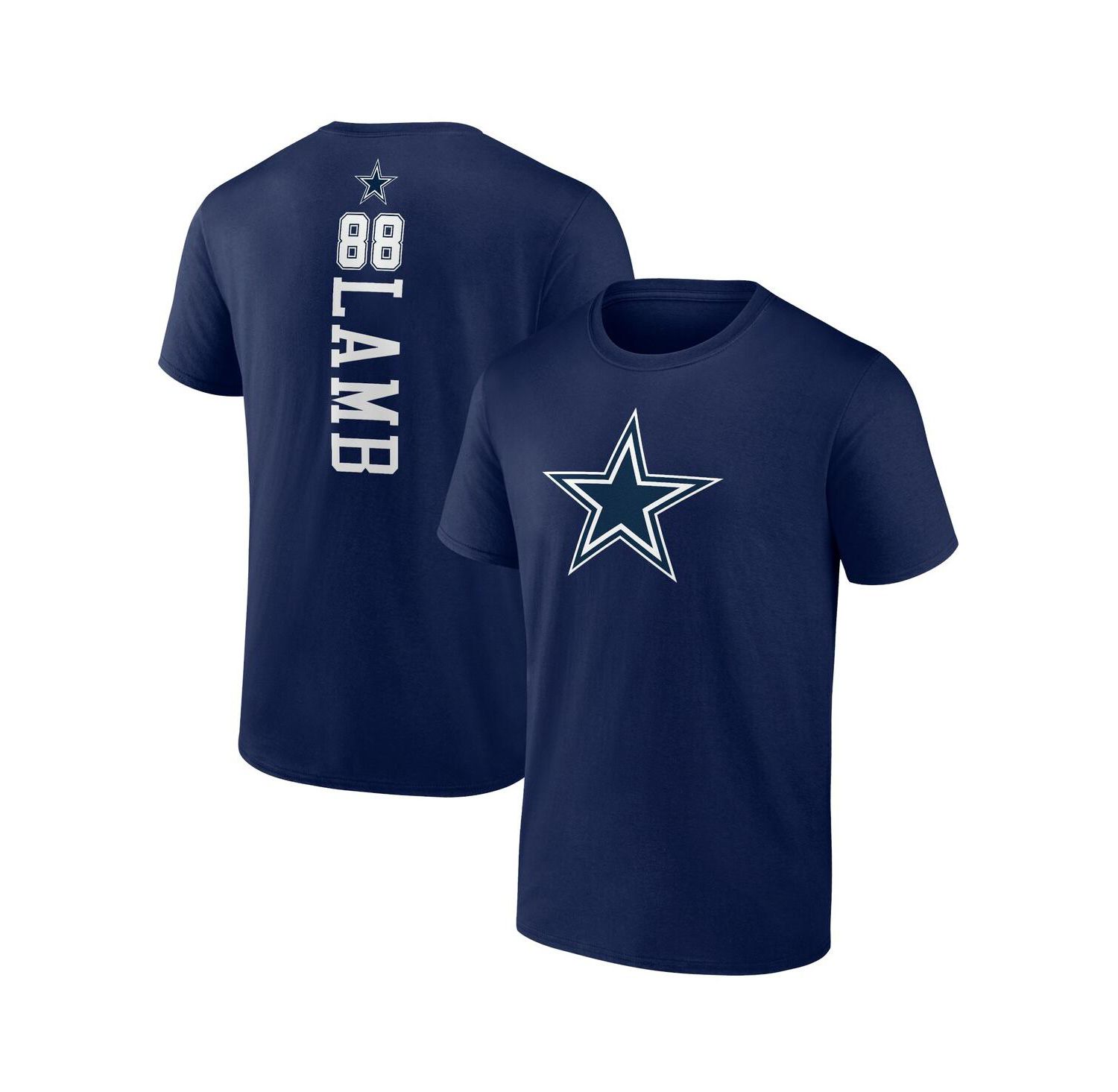 Men's CeeDee Lamb Navy Dallas Cowboys Playmaker T-shirt