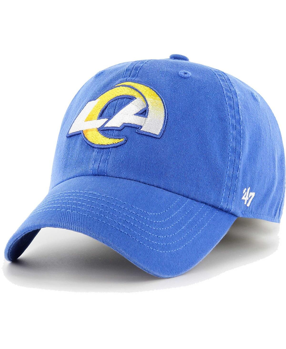 Shop 47 Brand Men's ' Royal Los Angeles Rams Franchise Logo Fitted Hat