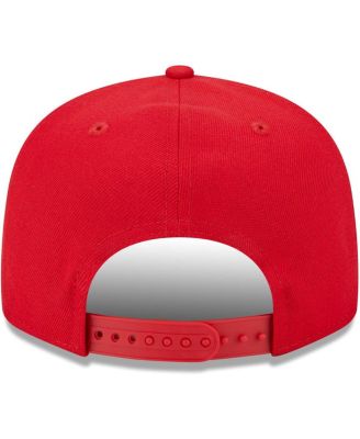 Men's Red Kansas City Chiefs Main Script 9FIFTY Snapback Hat