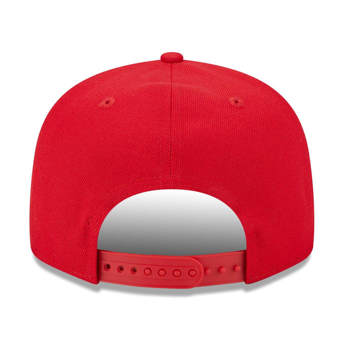 Мужская кепка New Era Red Kansas City Chiefs Main Script 9FIFTY Snapback Hat — фото 3