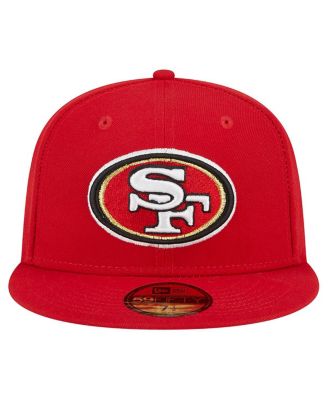 Men's Scarlet San Francisco 49ers Main 59FIFTY Fitted Hat
