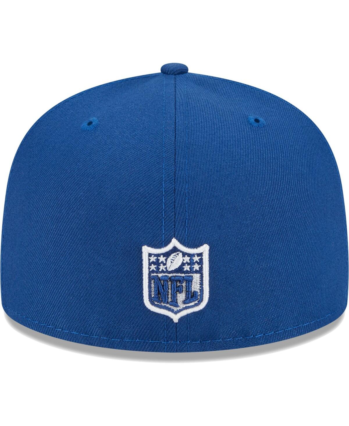 Men's New EraIndianapolis Colts Main 59FIFTY Fitted Hat - Royal
