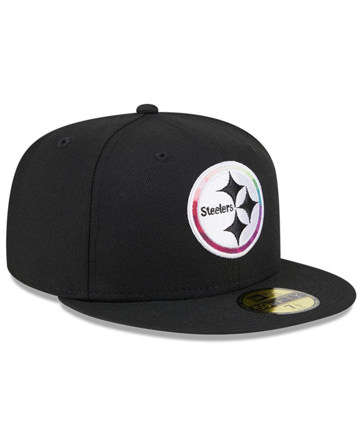 Shop New Era Men's  Black Pittsburgh Steelers 2023 Nfl Crucial Catch 59fifty Fitted Hat