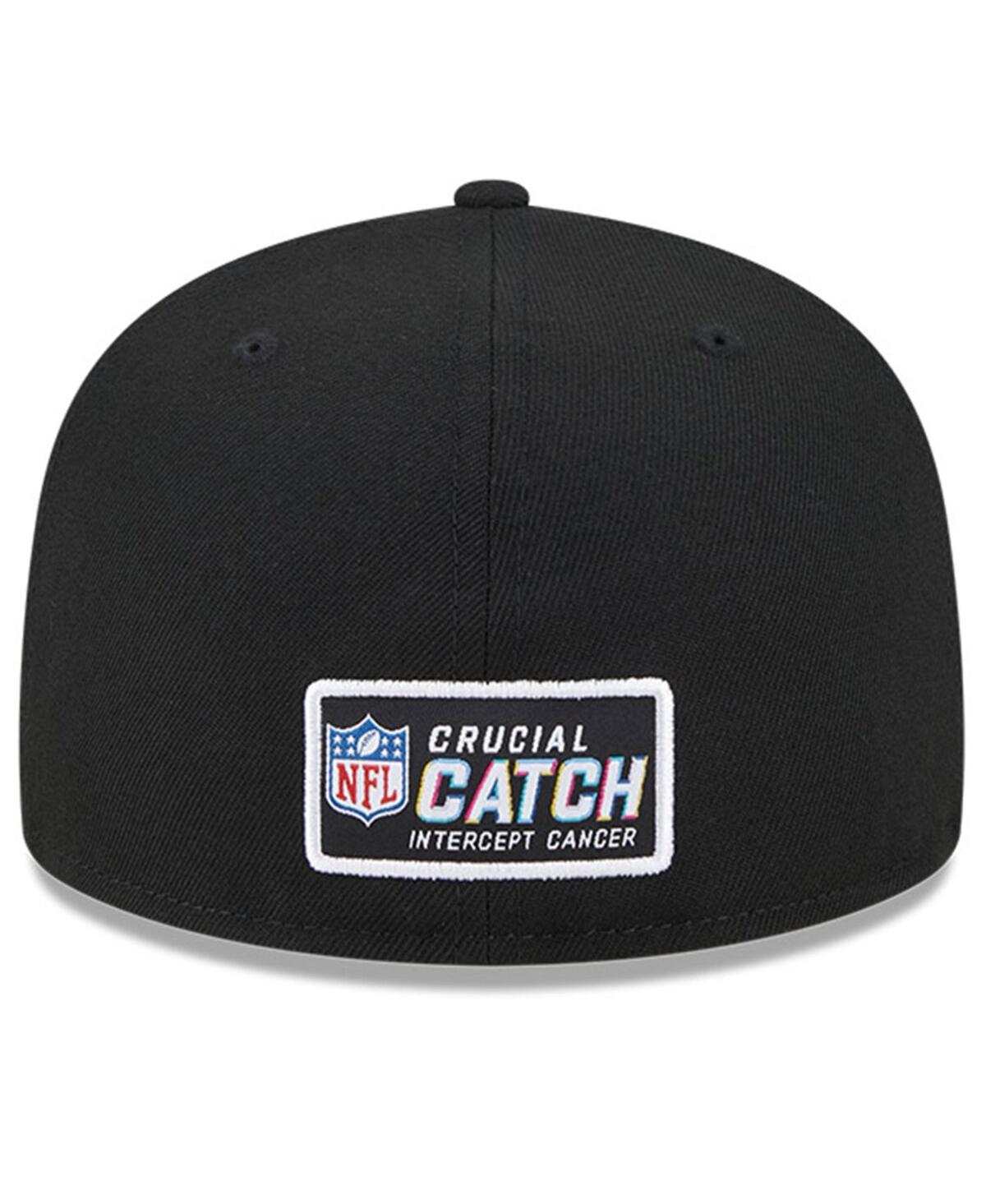 Shop New Era Men's  Black New England Patriots 2023 Nfl Crucial Catch 59fifty Fitted Hat
