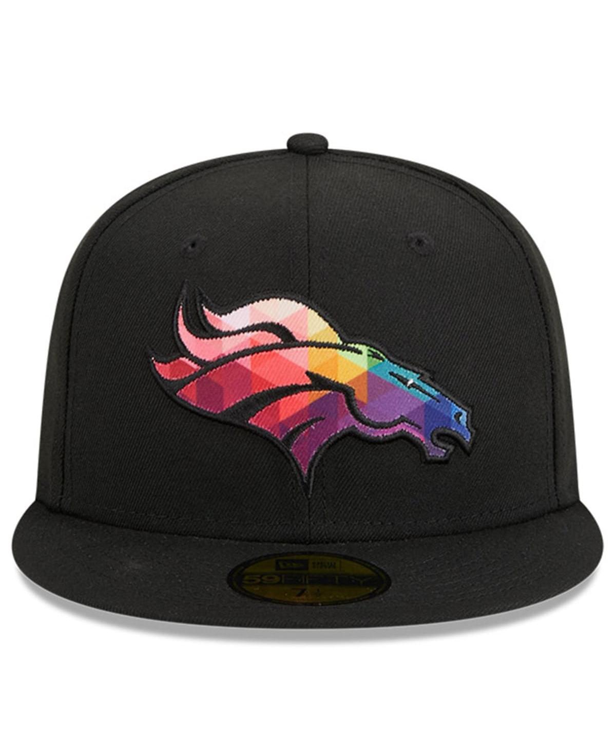 Men's New EraDenver Broncos 2023 Nfl Crucial Catch 59FIFTY Fitted Hat - Black