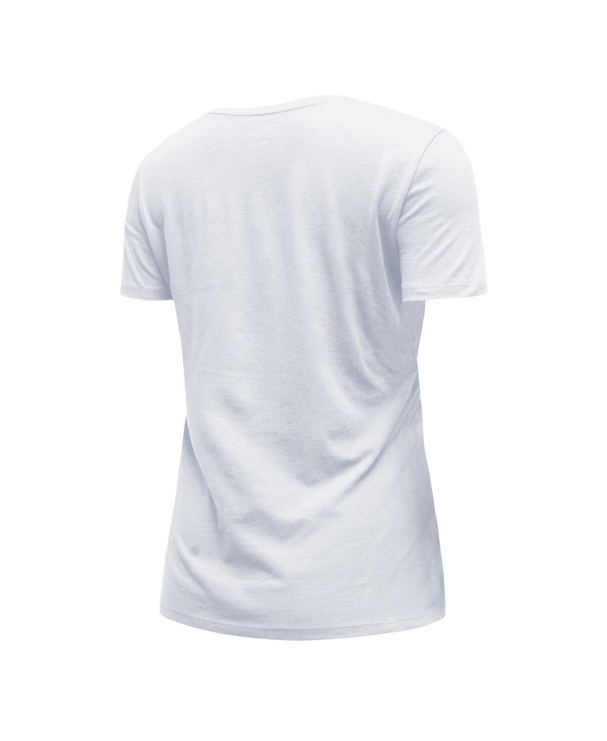 Shop New Era Women's  White Seattle Seahawks City Originals V-neck T-shirt