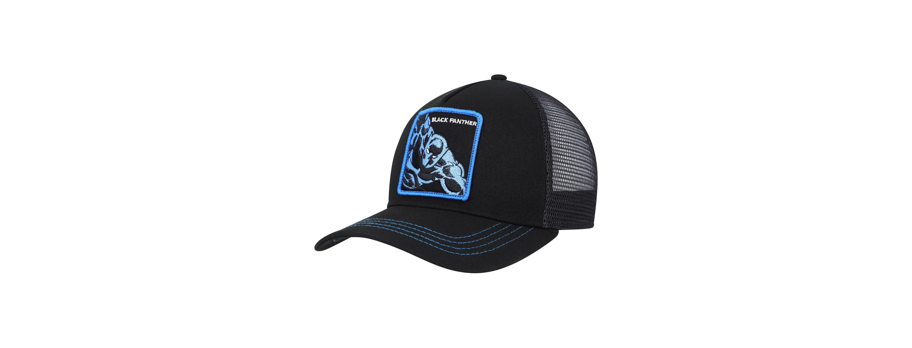 Men's Black Black Panther Retro A-Frame Snapback Hat
