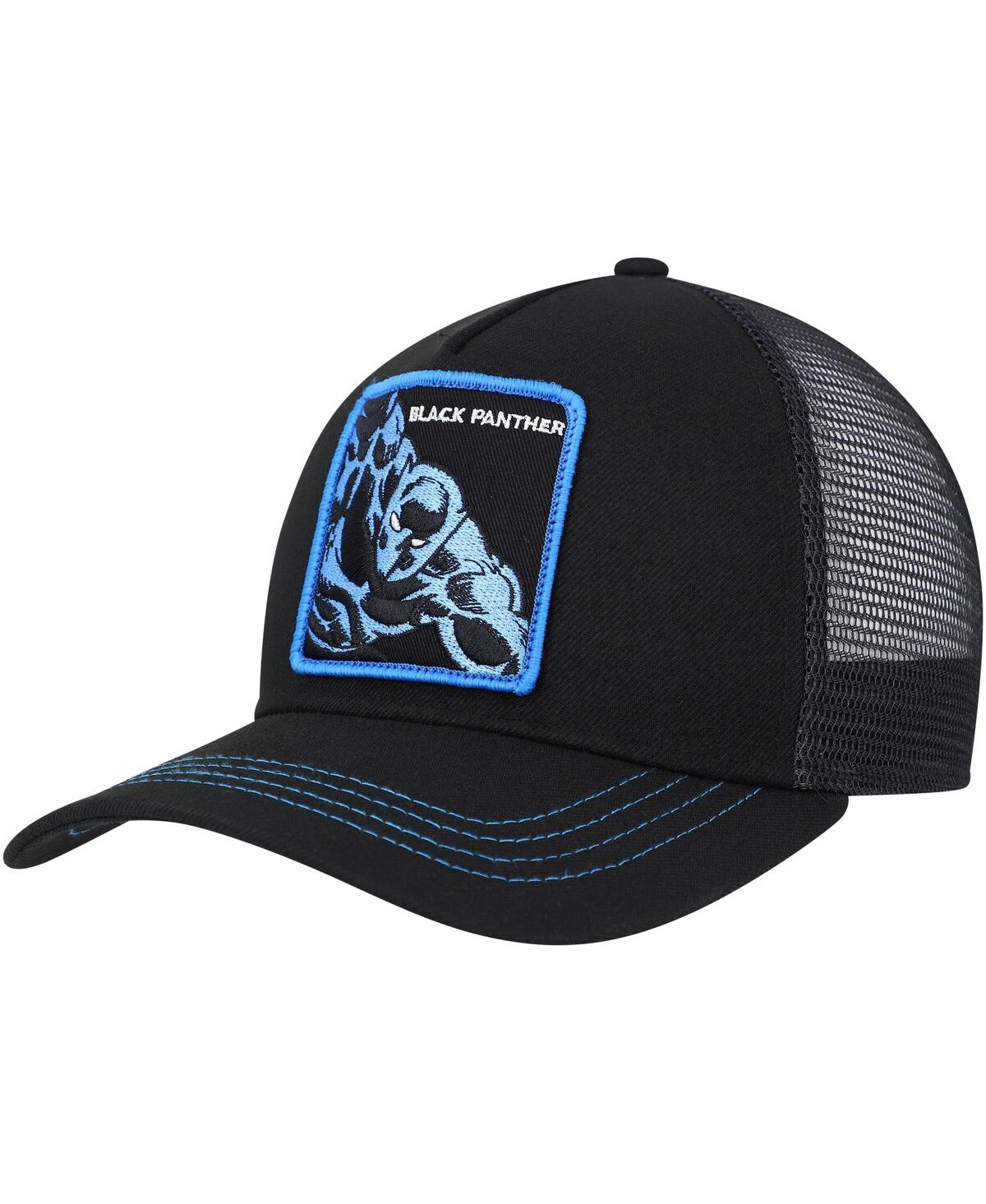 Lids Men's Black Black Panther Retro A-frame Snapback Hat