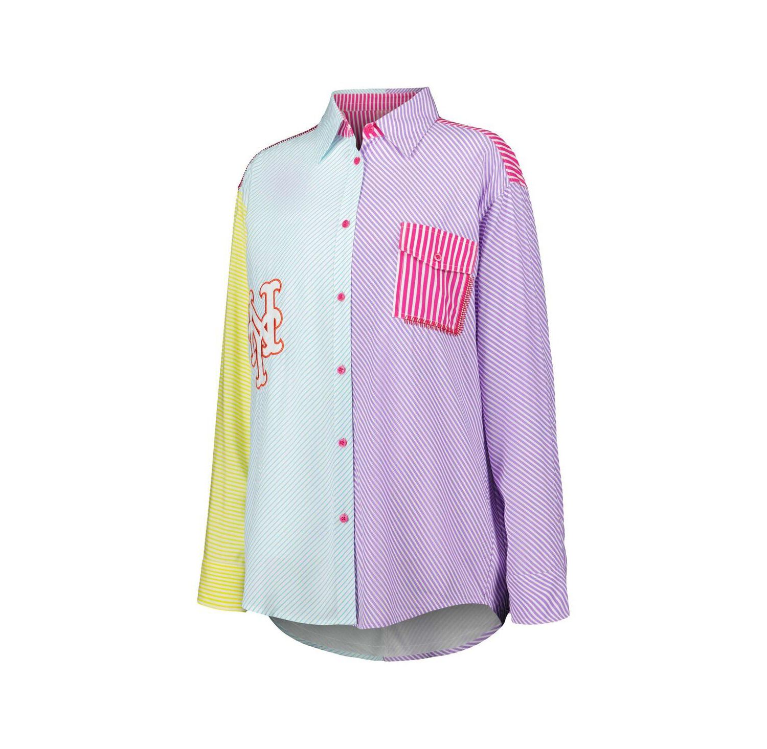 Women's New York Mets Button-Up Shirt