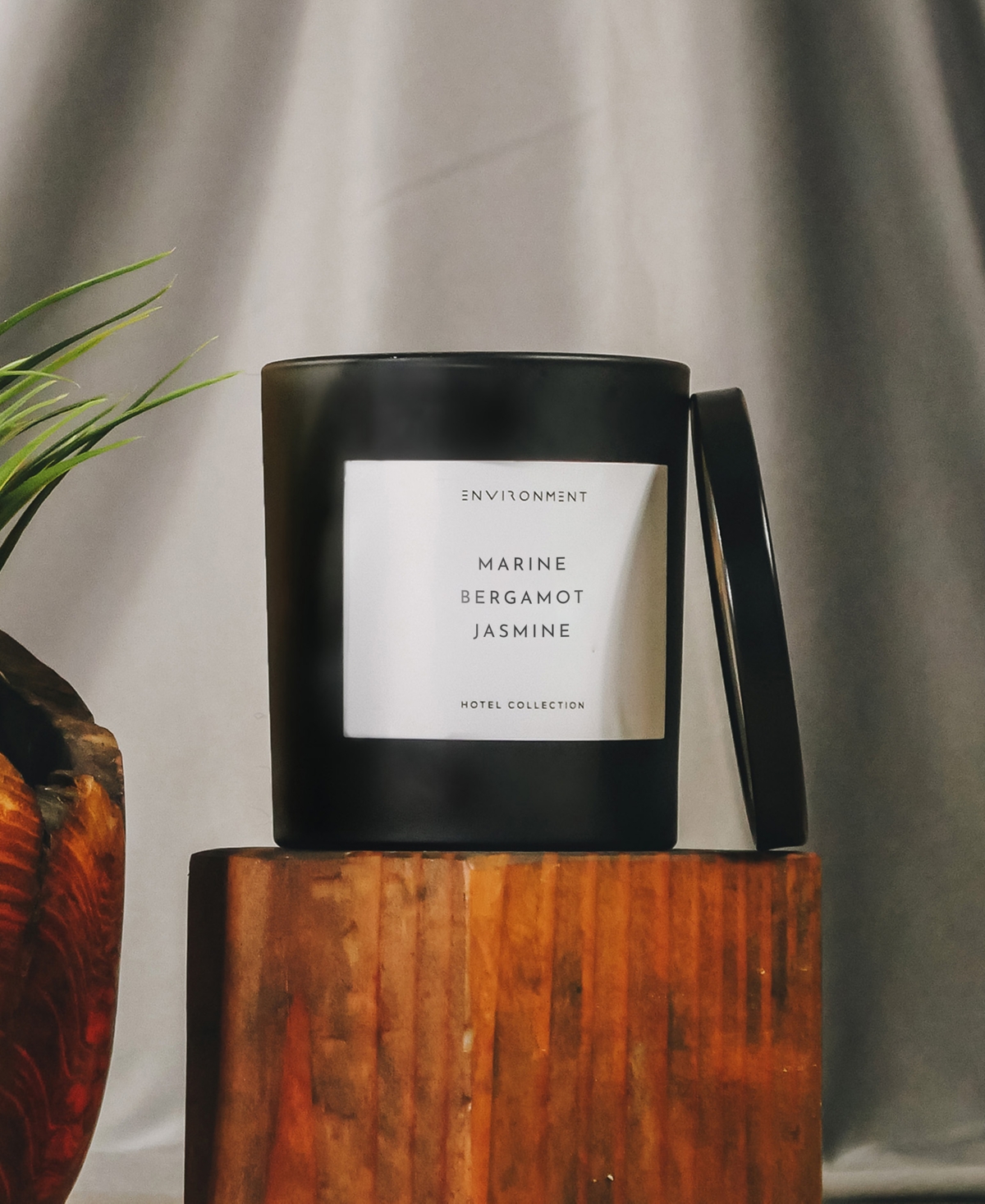 Environment Marine, Bergamot & Jasmine Candle (Inspired by 5-Star Hotels), 8 oz