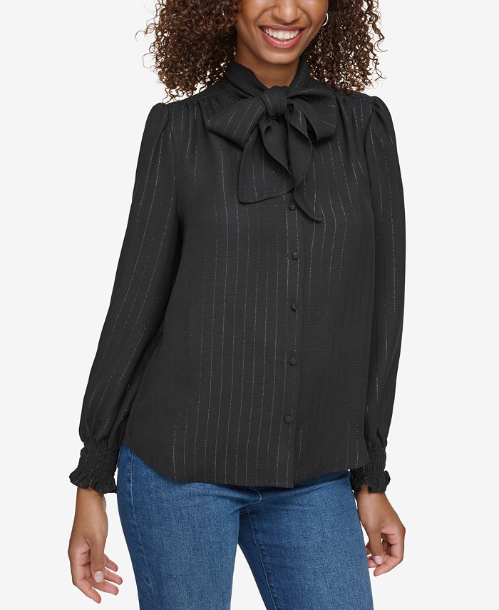 Black blouse macys shop