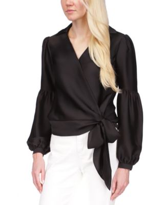 Michael Kors - Satin Wrap Top