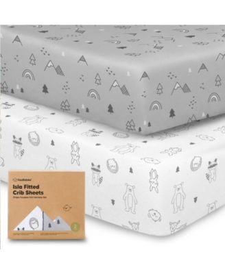 2pk Fitted Crib Sheets for Boys, Girls, Baby Crib Sheet, Standard Nursery Crib Sheet Cover