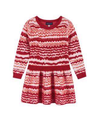 Andy Evan Toddler Girls Wavy Red Stripe Holiday Dress Macy s