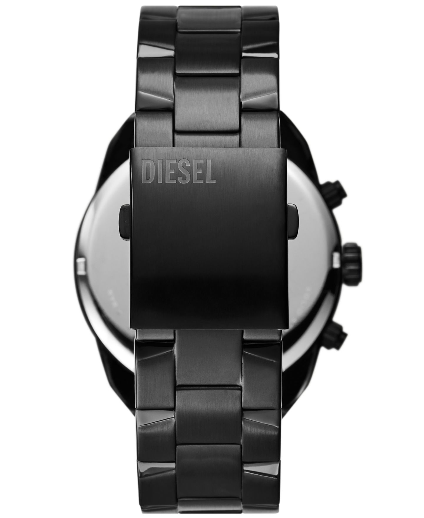 Мужские часы Diesel Spiked Chronograph Black Stainless Steel Watch 49mm — фото 4