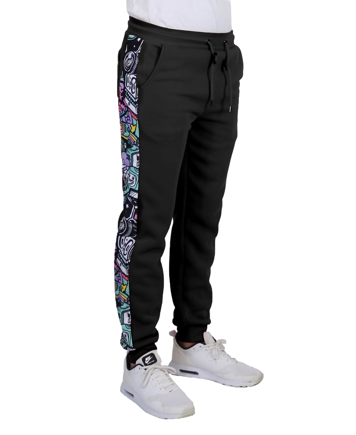 Galaxy By Harvic Men's Fleece-Lined Pullover Hoodie and Jogger Sweatpants, 2 Piece Set
