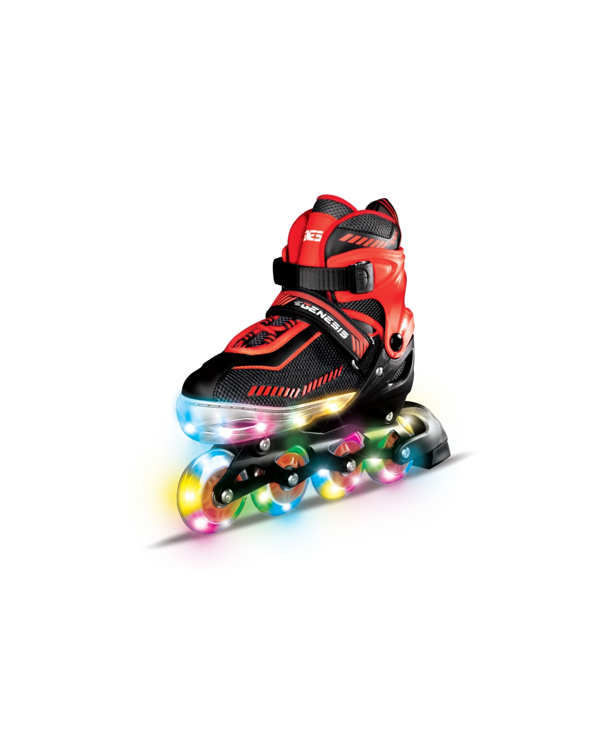 Shop Genesis Led Rollerblades, Created For Macy's In Red