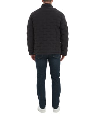 Outdoor United Мужская эластичная бесшовная стеганая куртка-пуховик на молнии в кирпичном стиле Outdoor United Mens