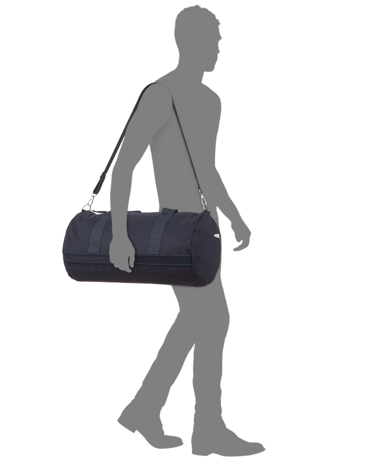 Tommy Hilfiger Men's Gino Monochrome Duffle Bag