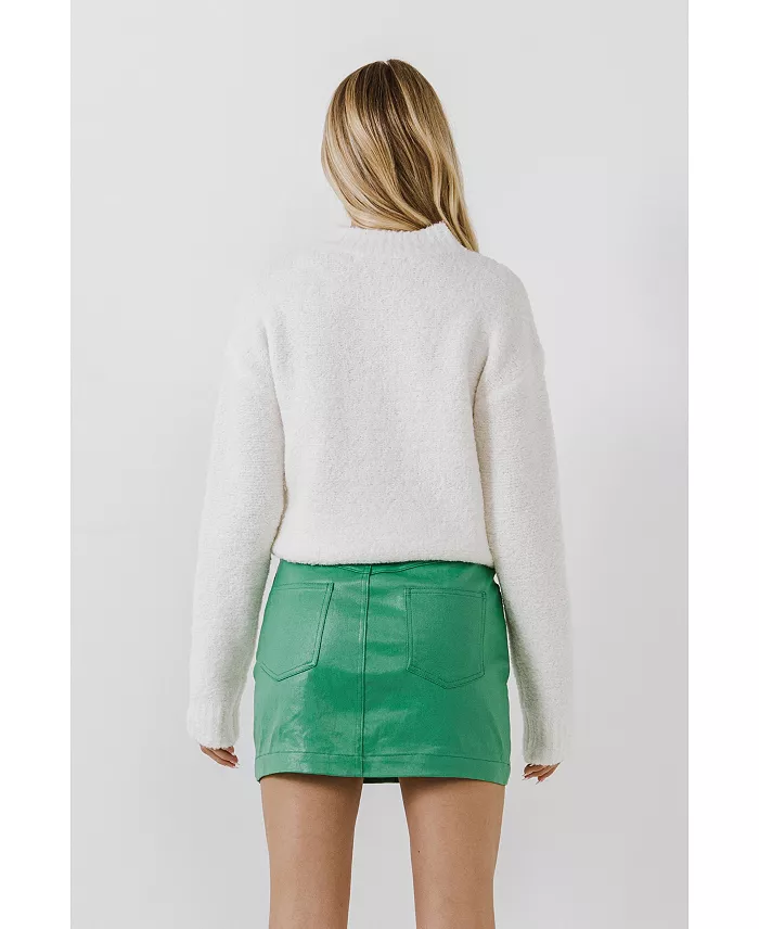 Women's Cozy Round neck Sweater - thumbnail 7