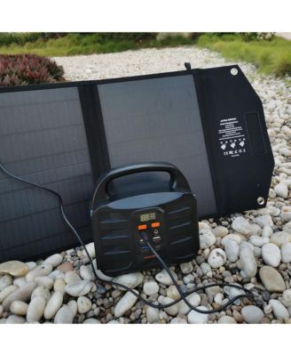 155Wh/42000mAh &amp; 40W Solar Panel  Portable Power Station- Combo