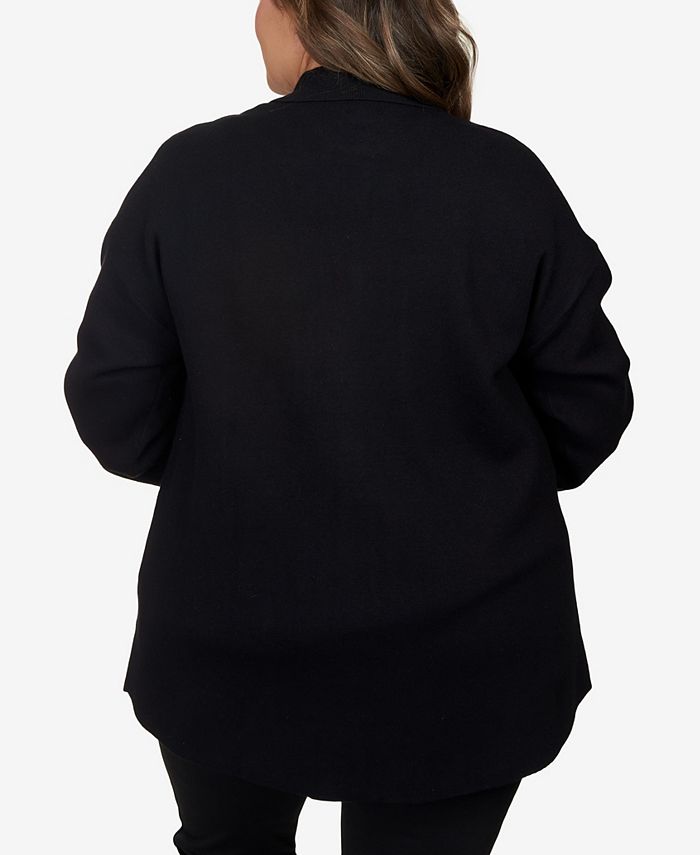 Ruby Rd. Plus Size Solid Shacket Sweater Macy's