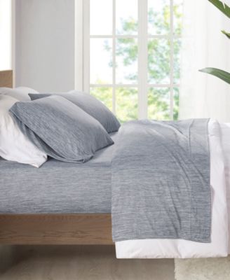 Comfort Cool Jersey Knit Nylon Blend 4-Piece Sheet Set, Full