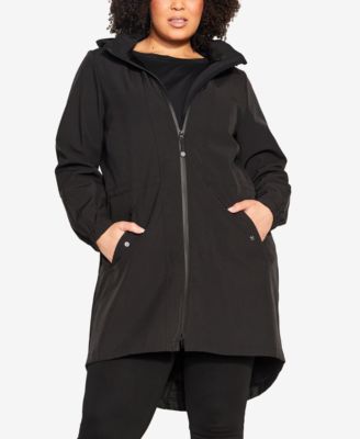 Longline plus size jacket hotsell