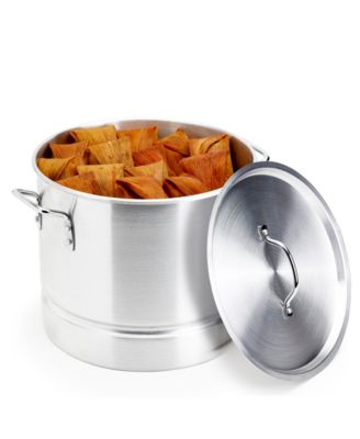 Latin Aluminum 3 Piece 32 Quart Steamer Set