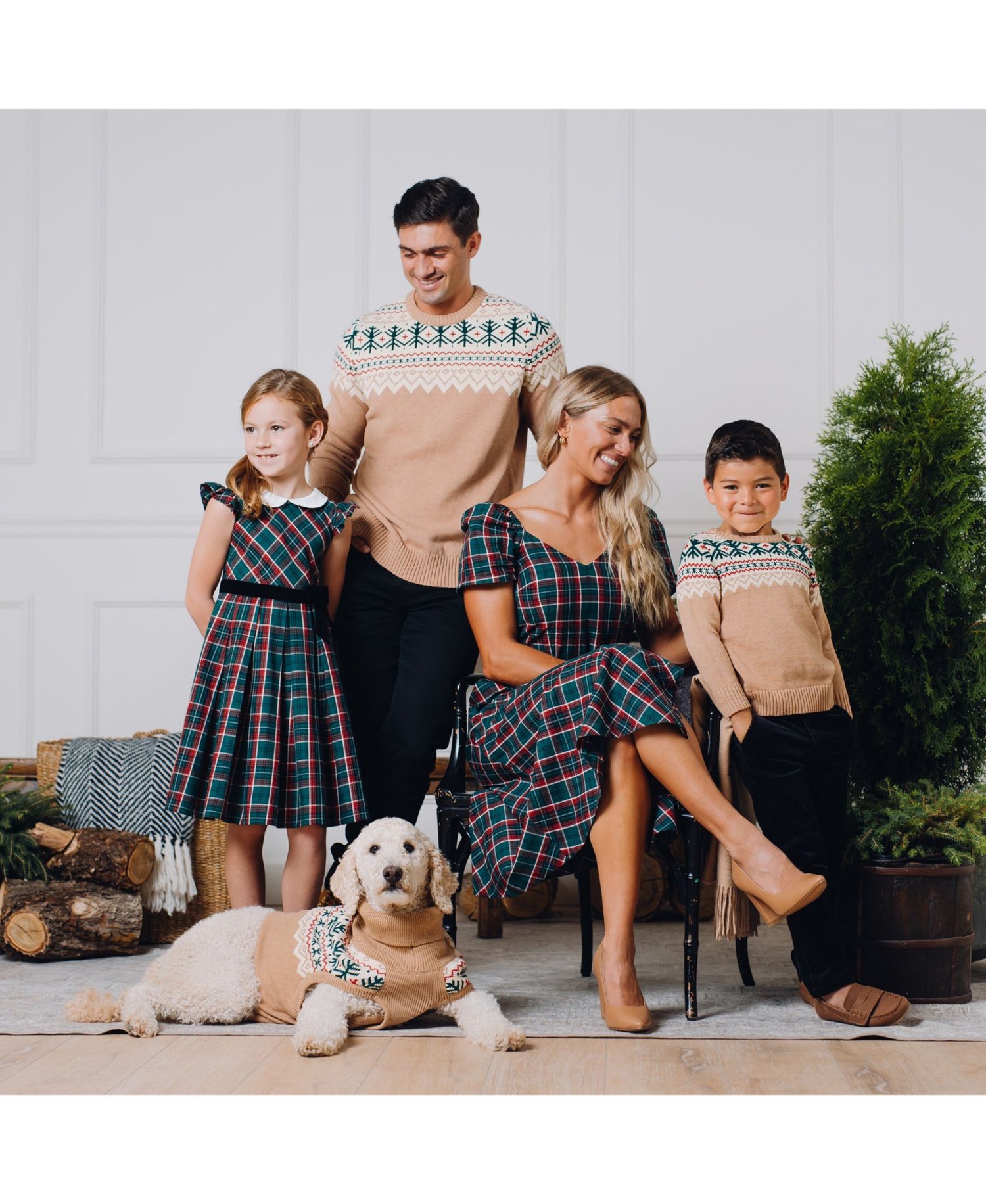 Family Matching Organic Cotton Fair Isle Sweater