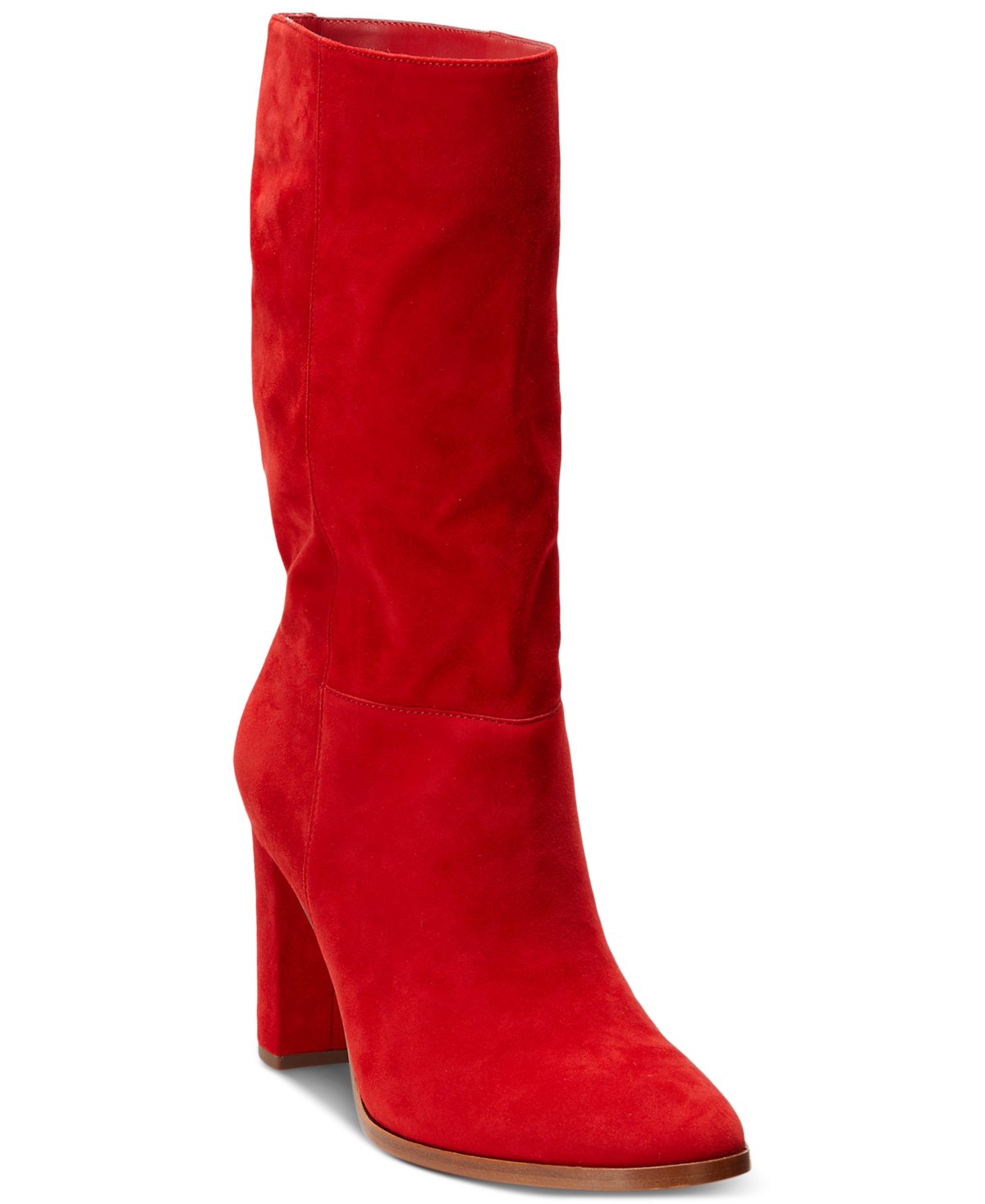 Lauren Ralph Lauren Women's Artizan Ii Mid-shaft Boots In Martin Red