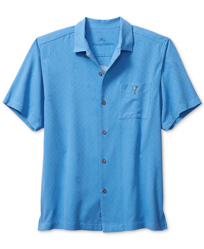 Tommy Bahama Men's Happy Hour Delight Graphic Short-Sleeve Button-Up ...
