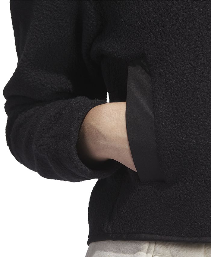adidas Women's Quarter-Snap Polar Fleece Pullover - Macy's