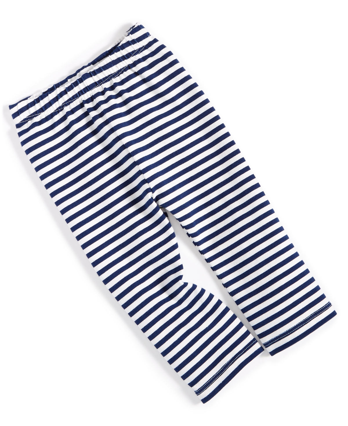 First Impressions Baby Girls Trend Striped Leggings, Created For Macy's In Angel White