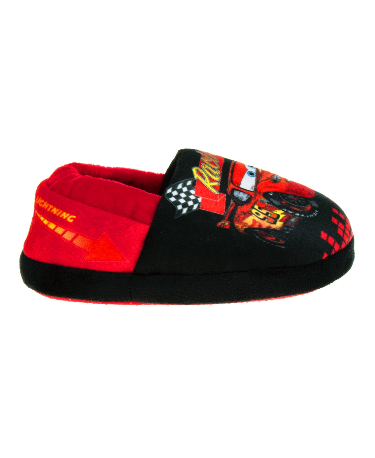 Shop Disney Pixar Toddler Boys Cars Dual Sizes House Slippers In Red,black