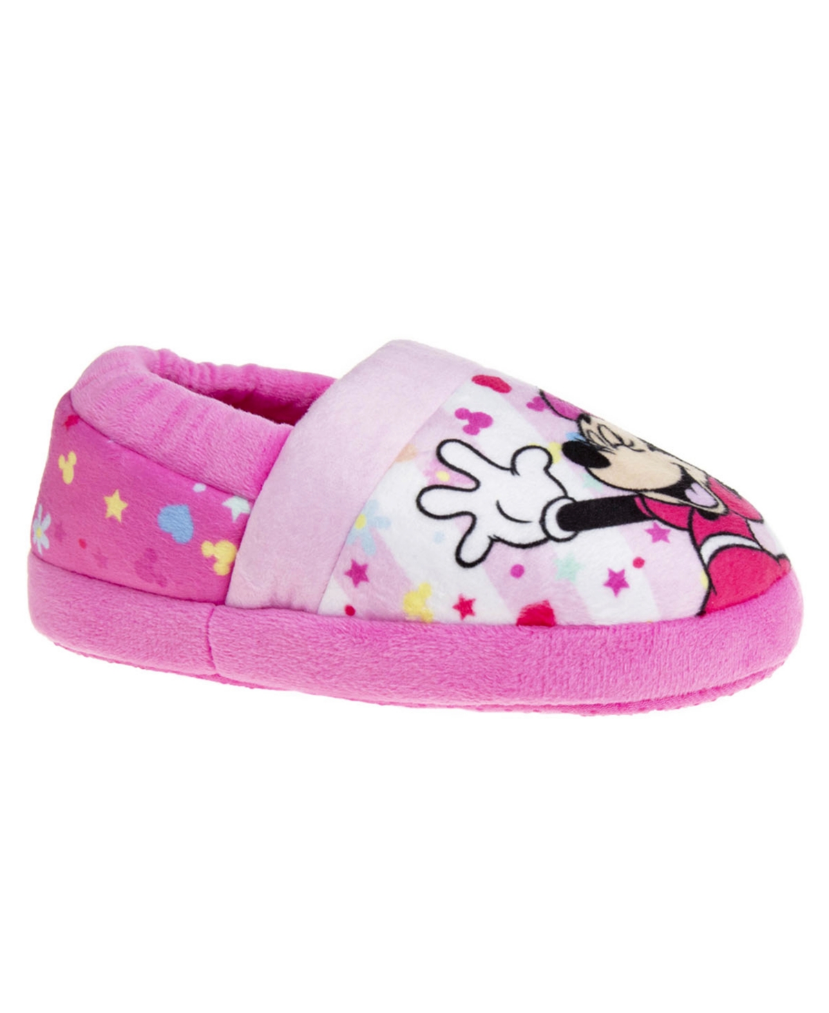 Shop Disney Toddler Girls Minnie Mouse Happy Go Lucky Dual Sizes Slippers In Pink