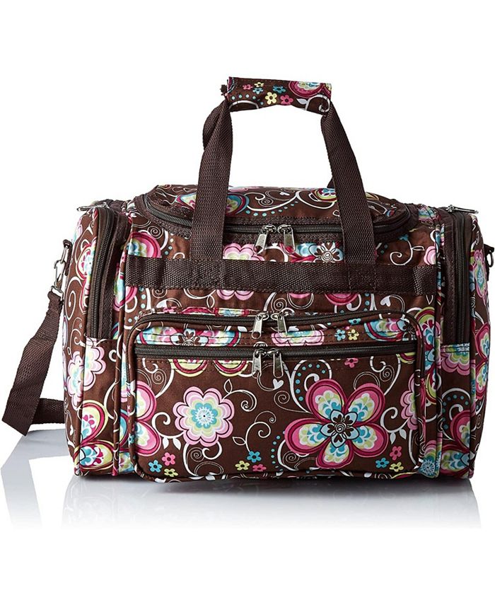World Traveler Floral 16-Inch Gym Bag Duffle Bag - Macy's
