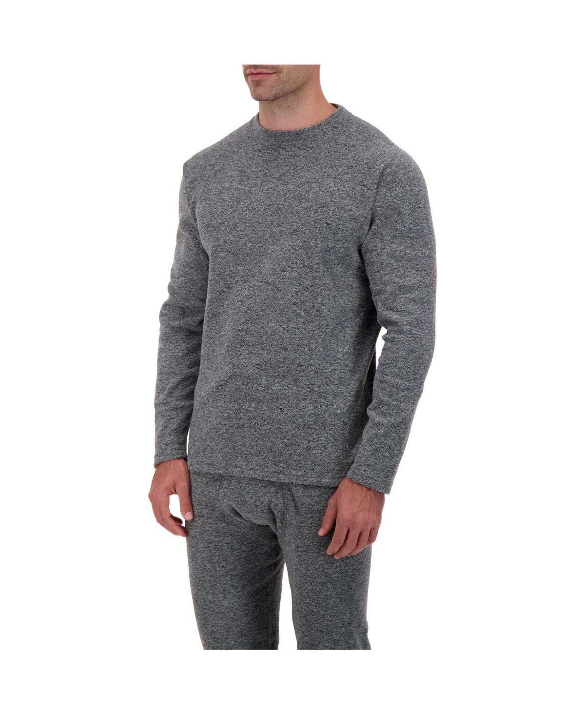 Heat Holders Men's Original Alberto Thermal Long Sleeve Top In Charcoal,heather