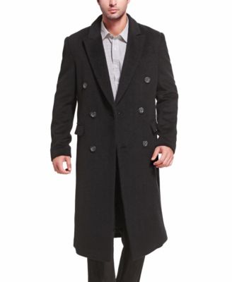 BGSD BGSD Мужское двубортное длинное пальто из полушерстяной смеси Josh 38090₽