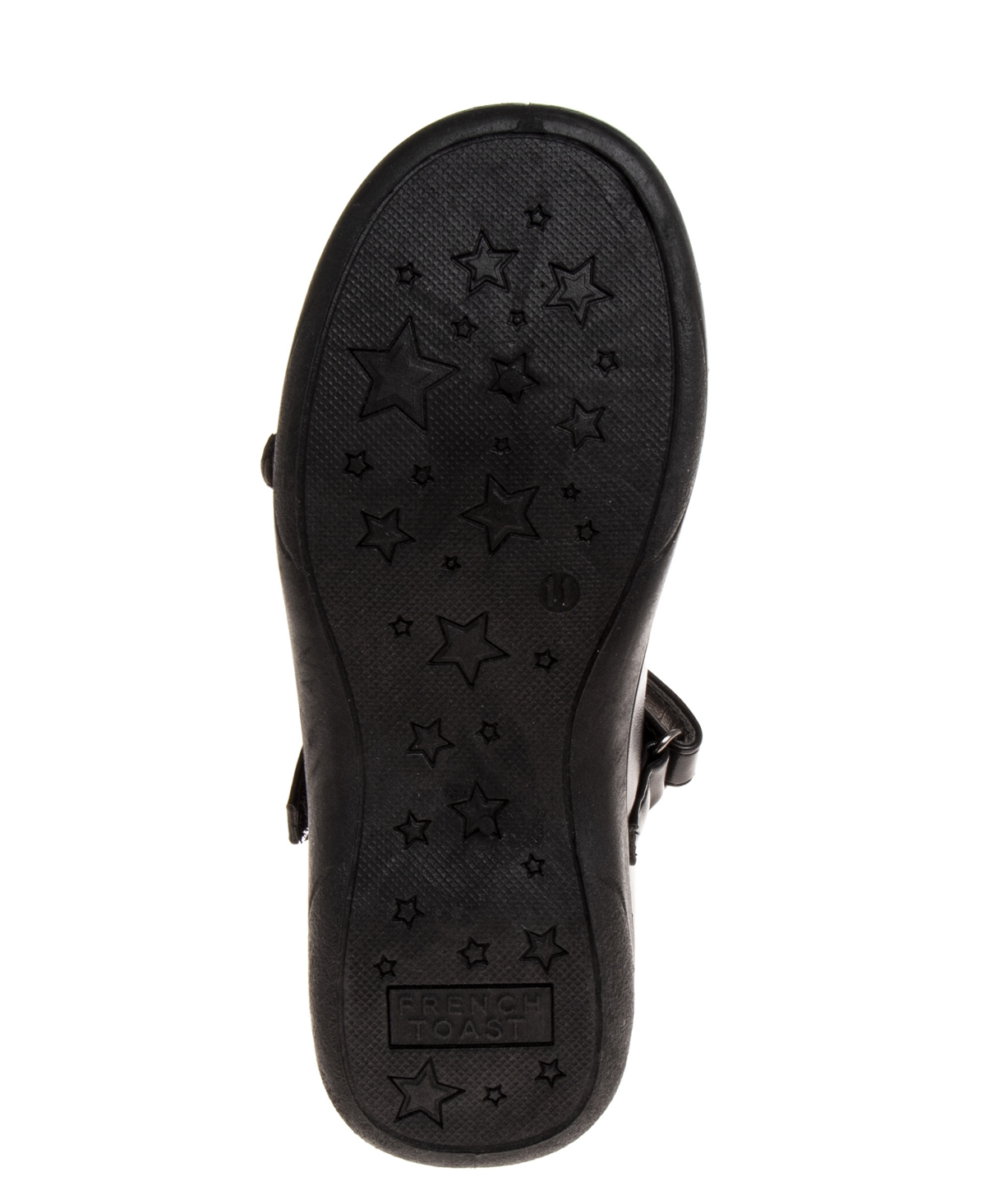 Shop French Toast Big Girls School Hook And Loop Closure Shoes In Black