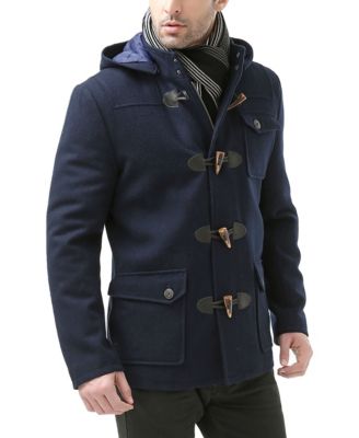 Men's Men Nathan Wool Blend Short Toggle Coat