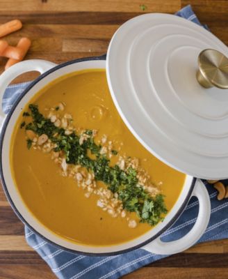 Enamel Cast Iron 3 Quart Dutch Oven with Lid