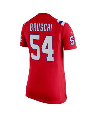 Women's Tedy Bruschi Red New England Patriots Retired Game Jersey