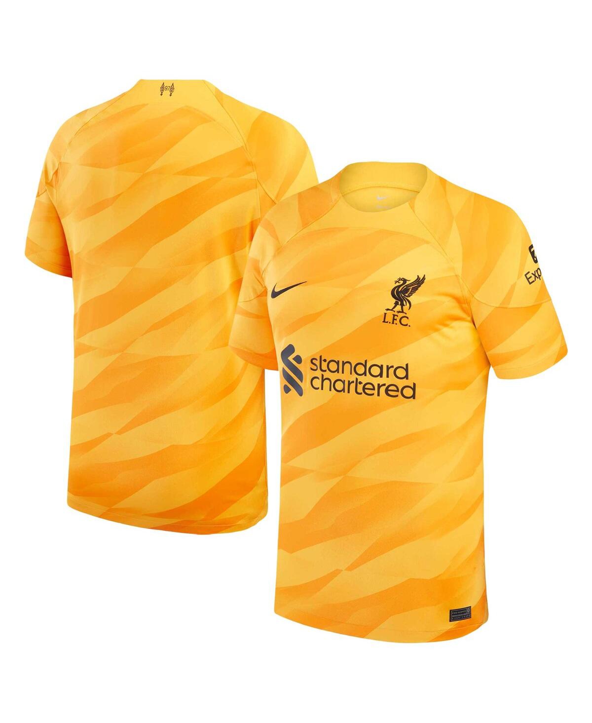 Men's Nike Orange Liverpool 2023/24 Goalkeeper Replica Stadium Jersey - Orange